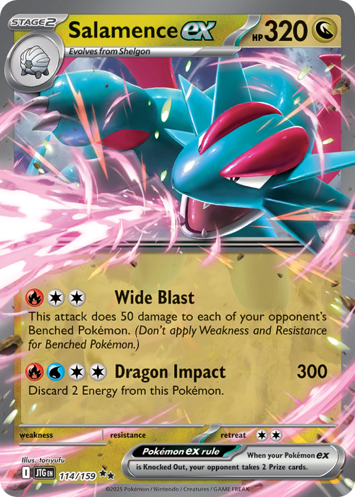 114/159 - Salamence EX